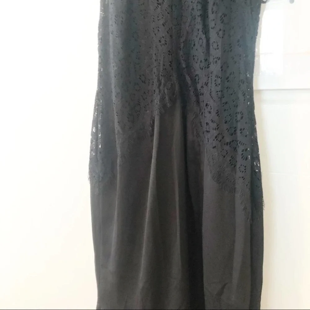 KEEPSAKE THE LABEL Be The One Black Midi Dress Size Medium NEW - Picture 6 of 12
